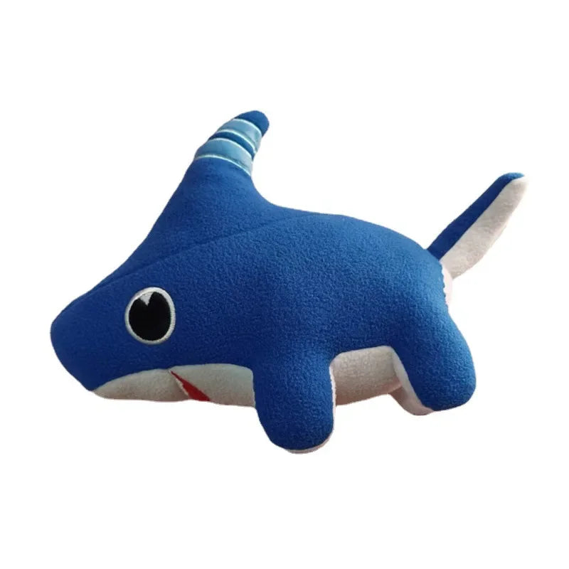 Shark Dog Plush 25cm - Blue Hybrid Stuffed Animal