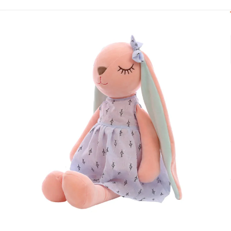 Sleepy Bunny Doll 35cm - Long-Ear Dress Rabbit Plush