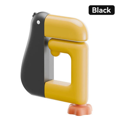 Duck Hook Desk Hanger - Cute Animal Bag Holder – black, China Mainland