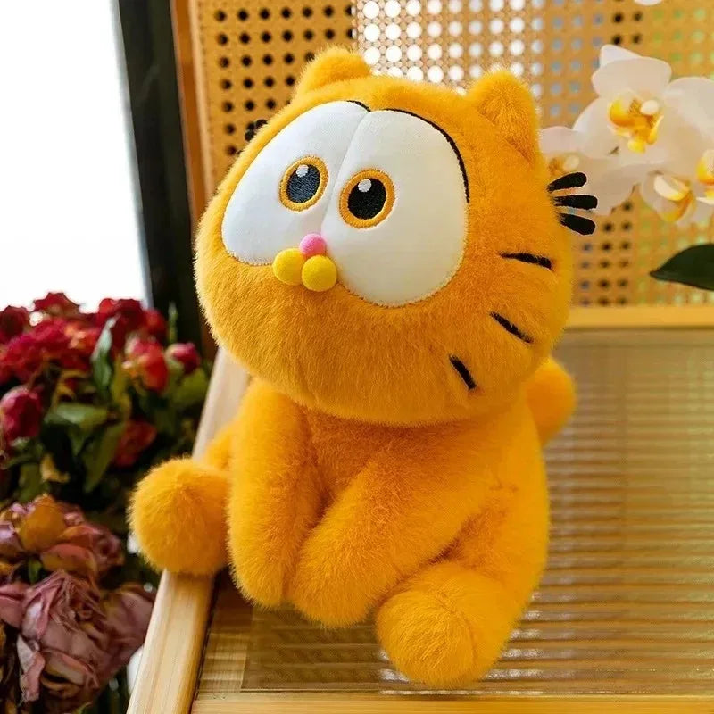 Garfield Plush - Grumpy Orange Cartoon Cat Doll