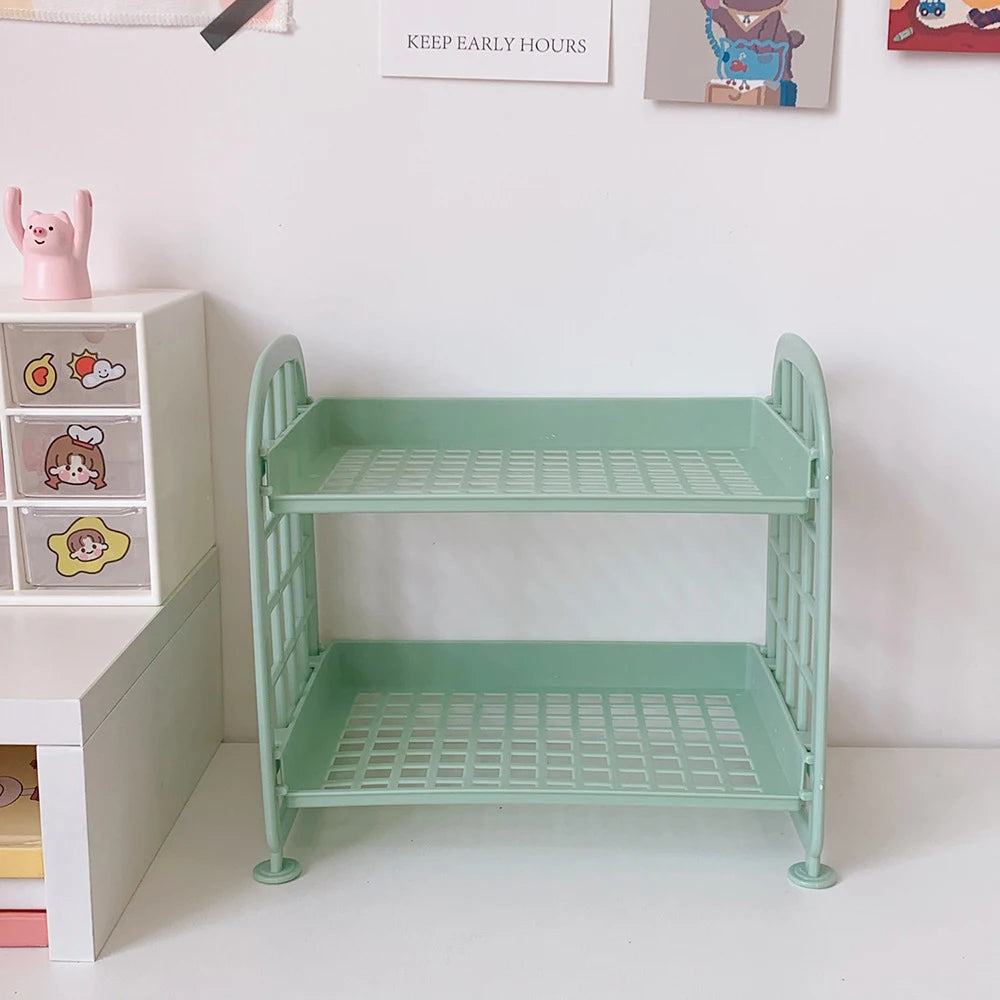 Desktop Storage Shelf Rack - 2-Tier Desk Organizer – 776146916703