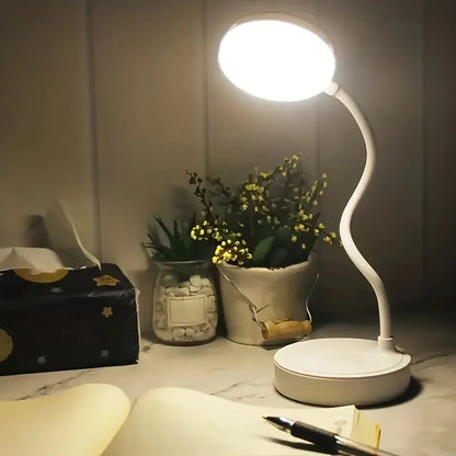 Flexible LED Desk Lamp - Dimmable Eye-Caring Reading Light