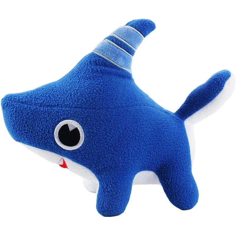 Shark Dog Plush 25cm - Blue Hybrid Stuffed Animal – Blue, 25cm