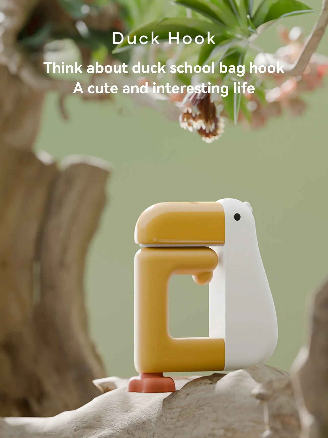 Duck Hook Desk Hanger - Cute Animal Bag Holder