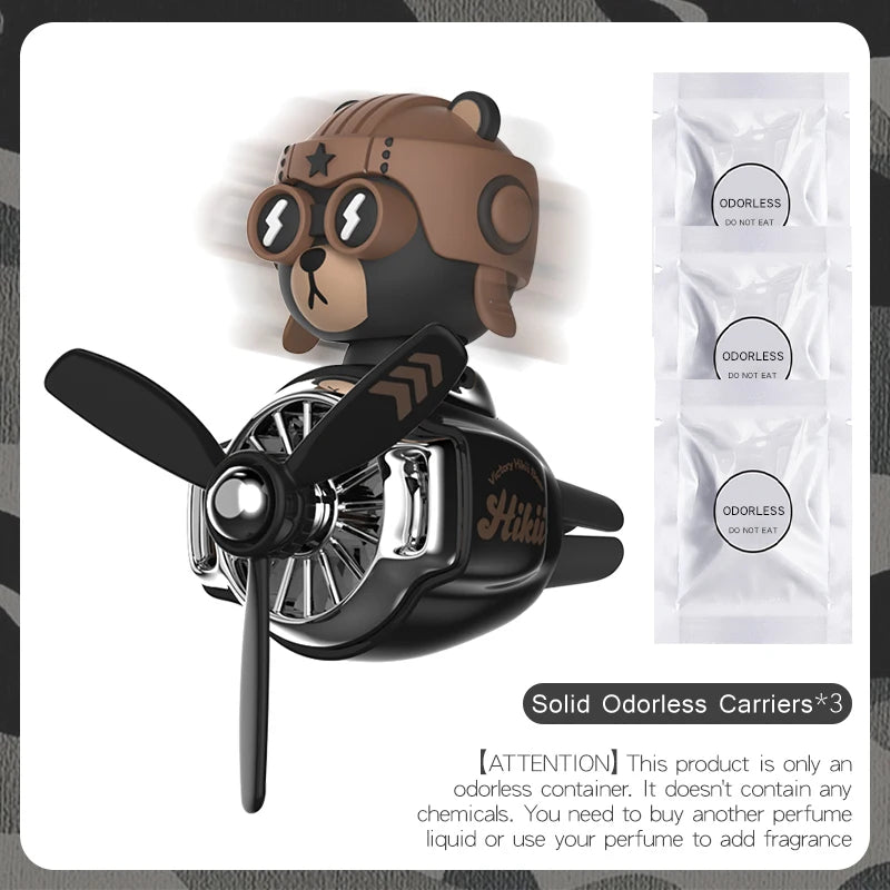 Pilot Bear DIY Car Air Freshener Vent Clip – Shake Bear Odorless