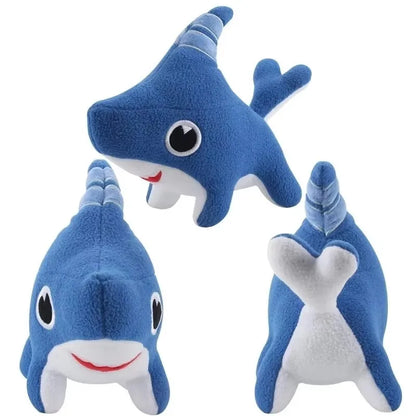 Shark Dog Plush 25cm - Blue Hybrid Stuffed Animal