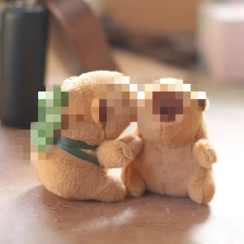 Mini Capybara Pendant Plush Keychain - 16 Variants