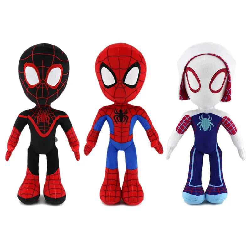 Spider-Man Plush Trio - Miles Morales Peter Parker Gwen
