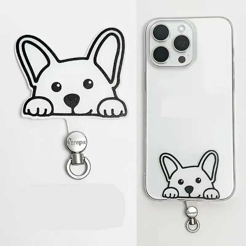 Panda, Cat & Dog 360° Rotatable Phone Tether – Dog, China Mainland