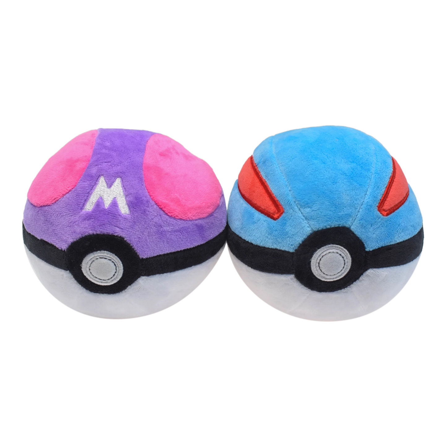 Pokemon Poke Ball Plush Set - Master Ultra Great Classic