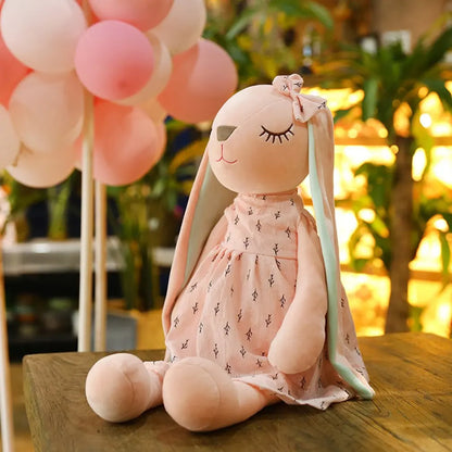 Sleepy Bunny Doll 35cm - Long-Ear Dress Rabbit Plush