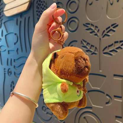 Capybara Plush Hoodie - 41 Outfit Variants Collectible – Green-Hoodie B
