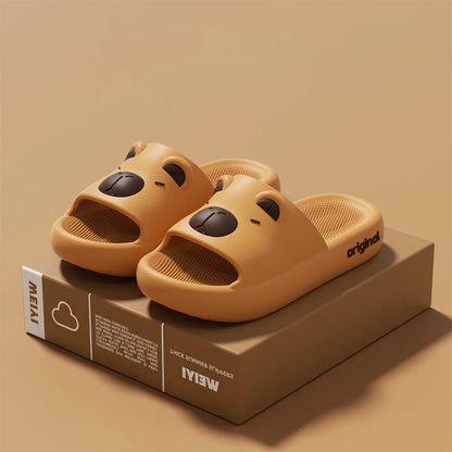 Cute Capybara Slippers - Soft Anti-Slip Kawaii Indoor Shoes EU 36-45
