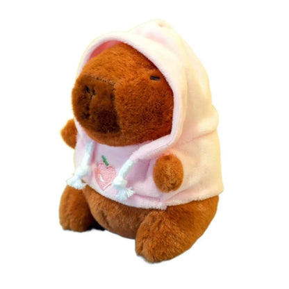Capybara Plush Hoodie - 41 Outfit Variants Collectible – Pink-Hoodie