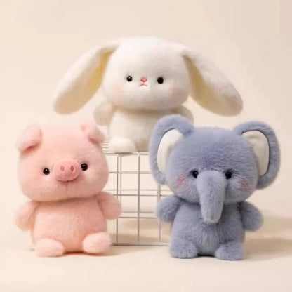 Kawaii Plush Animal Companion Doll - 7 Animal Variants