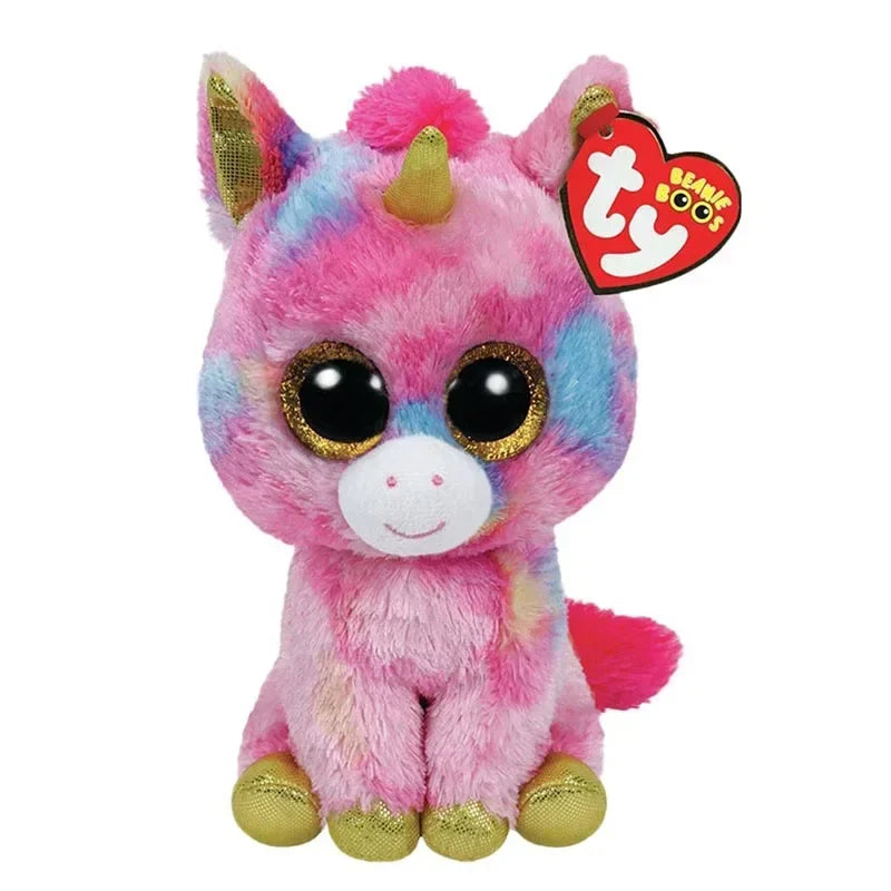 Ty Beanie Boos Big Eye Unicorn Plush - Rainbow Variants – 3