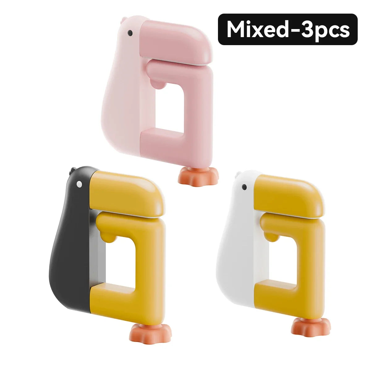 Duck Hook Desk Hanger - Cute Animal Bag Holder – Mix 3PCS, China Mainland