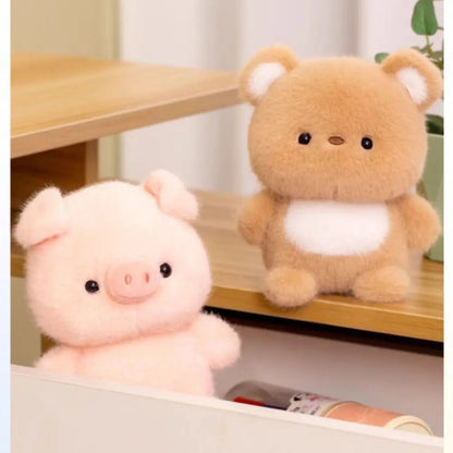 Kawaii Plush Animal Companion Doll - 7 Animal Variants