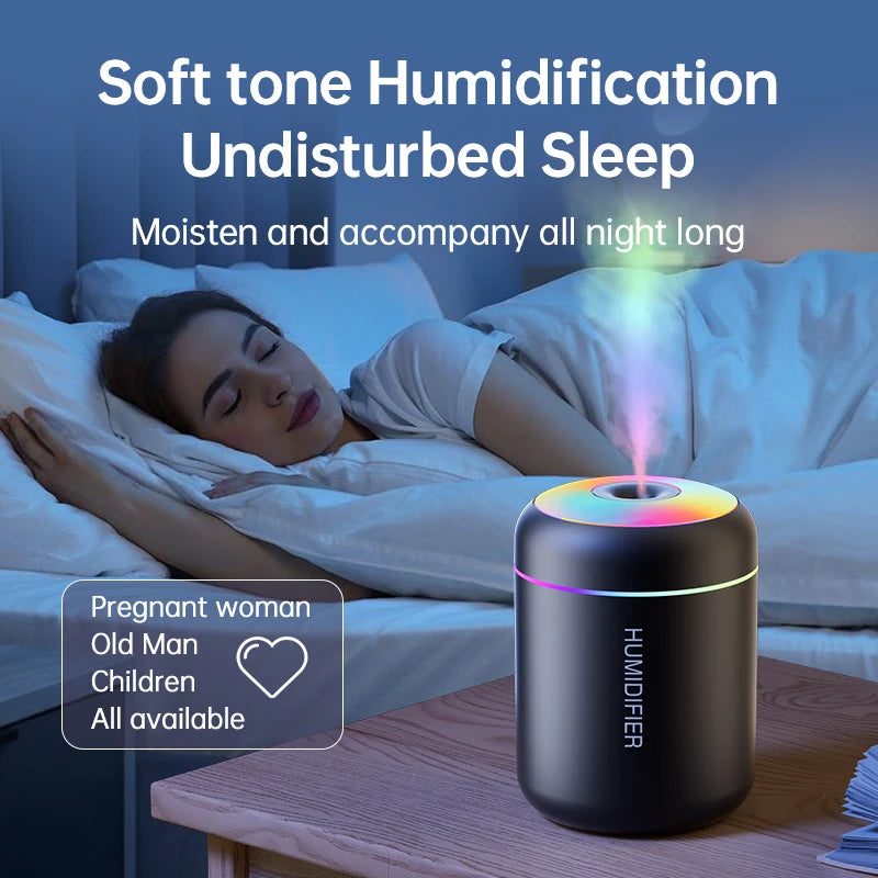 Mini 180ML USB Humidifier & Aroma Diffuser