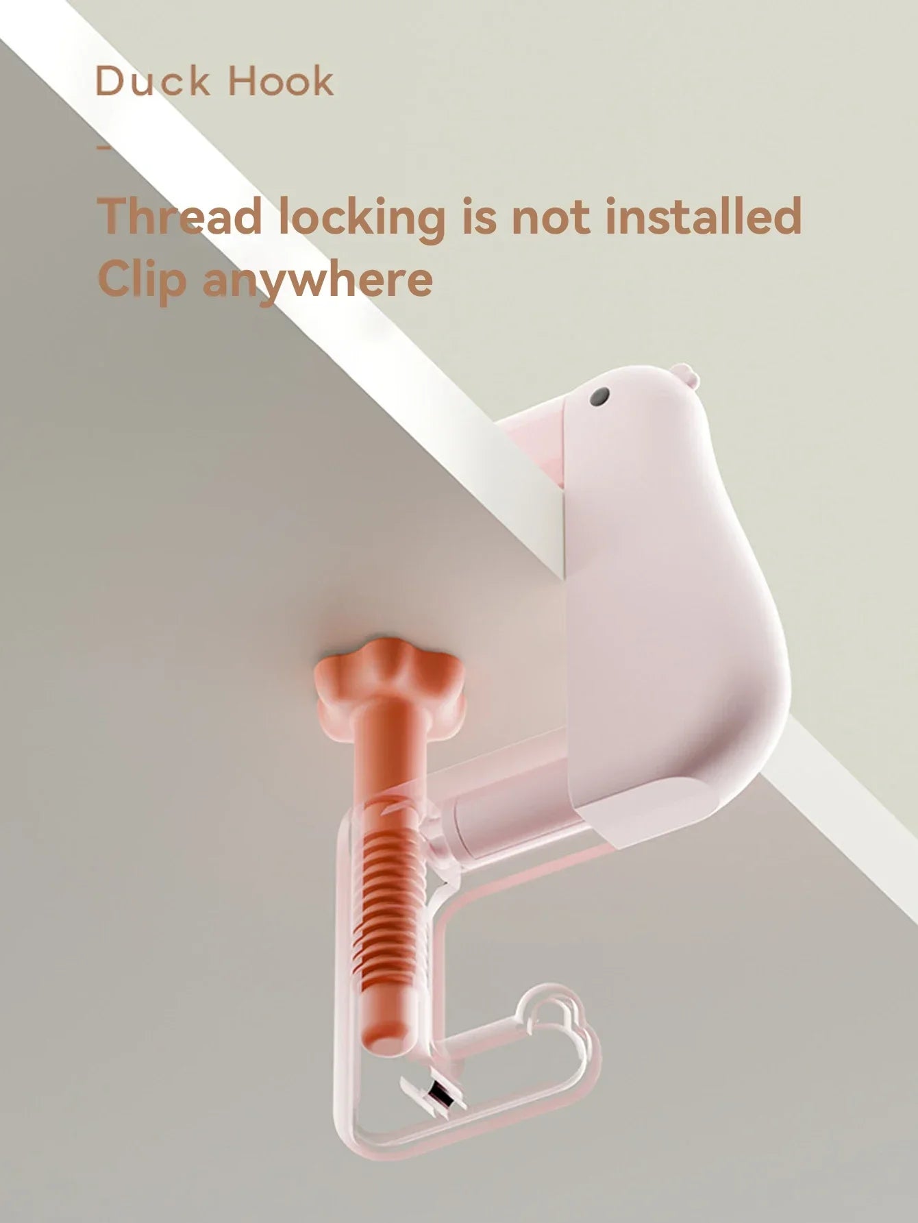 Duck Hook Desk Hanger - Cute Animal Bag Holder