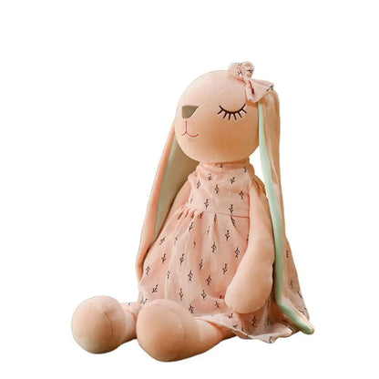Sleepy Bunny Doll 35cm - Long-Ear Dress Rabbit Plush