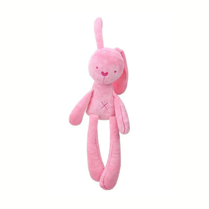 Long Ear Bunny Plush 42cm - Pink & White Rabbit Doll – Pink bunny, 42cm