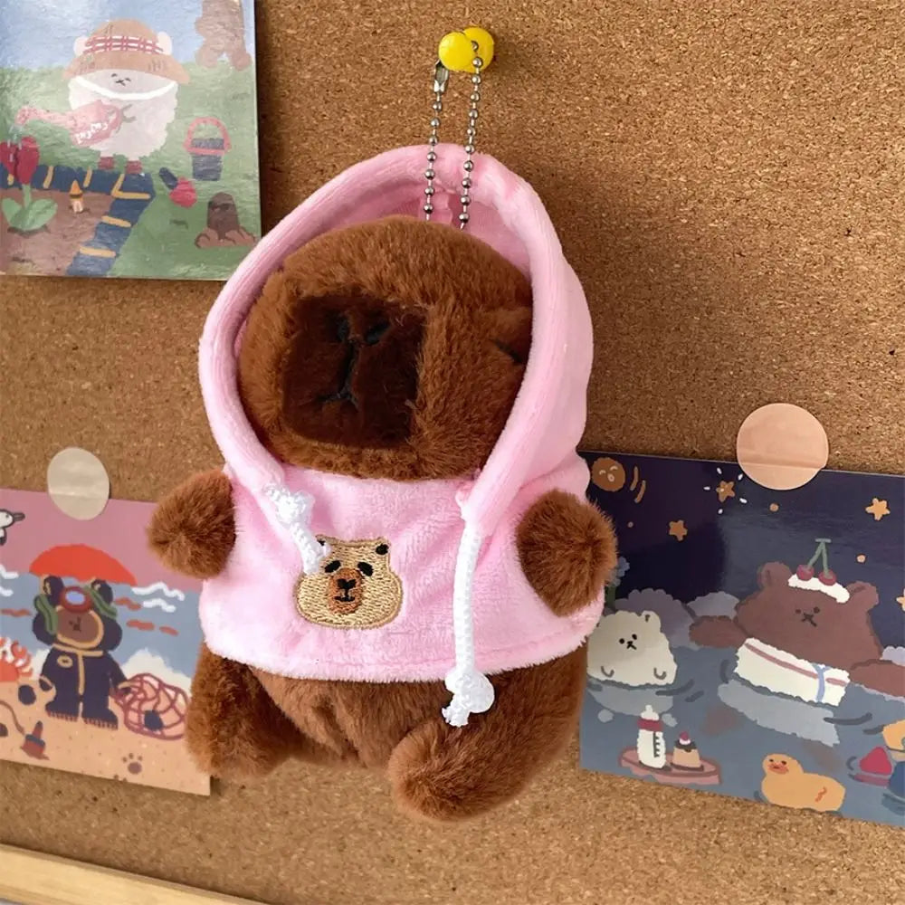 Capybara Plush Hoodie - 41 Outfit Variants Collectible – Pink-Hoodie C