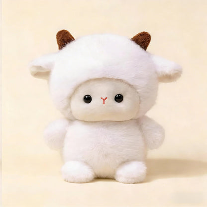 Kawaii Plush Animal Companion Doll - 7 Animal Variants – Sheep, China Mainland
