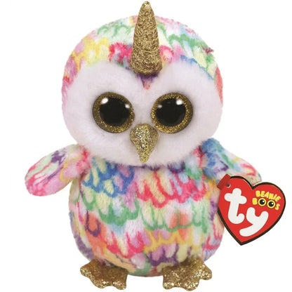 Ty Beanie Boos Big Eye Unicorn Plush - Rainbow Variants – 6