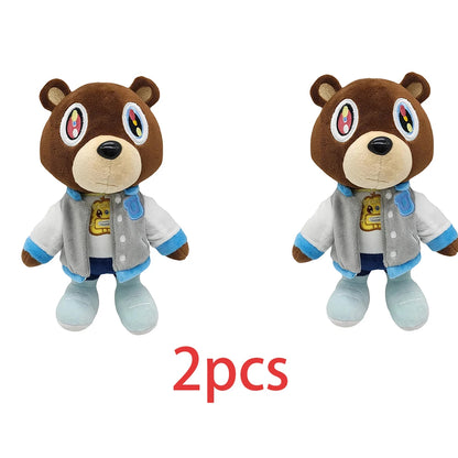 Dropout Bear Plush - Varsity Jacket Streetwear Bear Toy – 2pcs