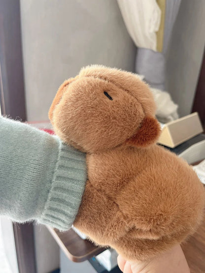 Capybara Slap Wrap Bracelet Plush - Wrist Cuddle Toy