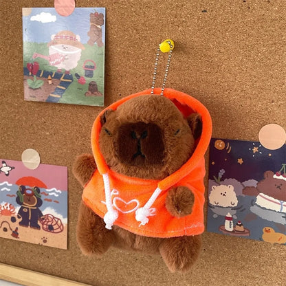 Capybara Plush Hoodie - 41 Outfit Variants Collectible – Orange-Hoodie C