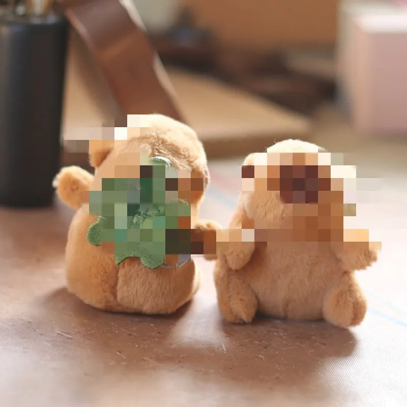 Mini Capybara Pendant Plush Keychain - 16 Variants