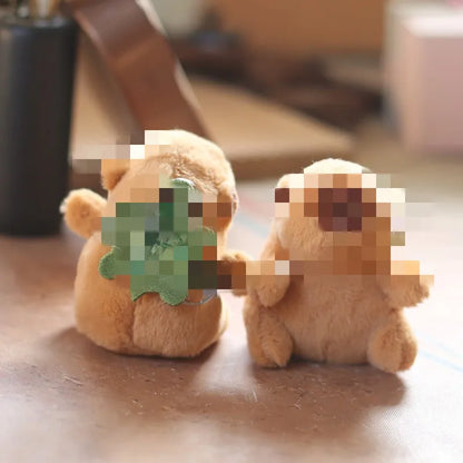 Mini Capybara Pendant Plush Keychain - 16 Variants
