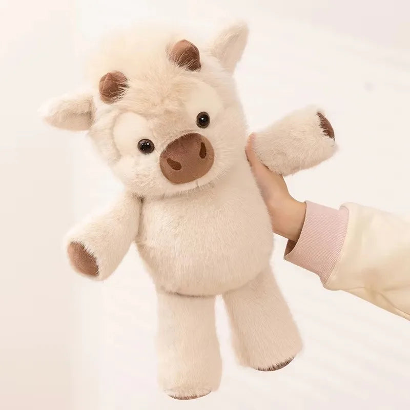 Highland Cow Plush 45cm - Fluffy Cattle Stuffed Animal – cattle, 40cm