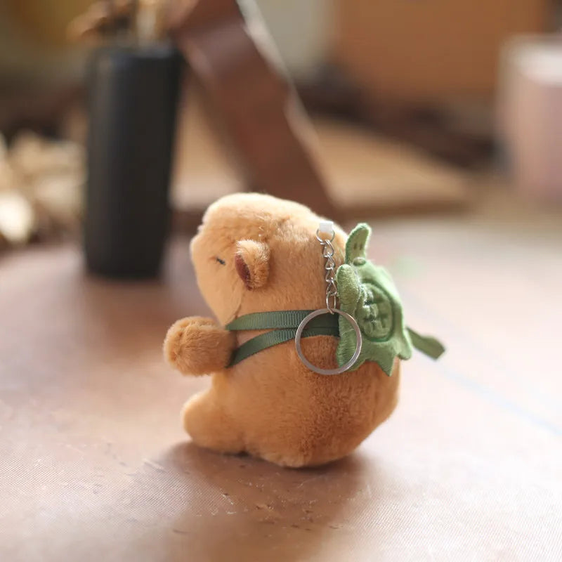 Mini Capybara Pendant Plush Keychain - 16 Variants