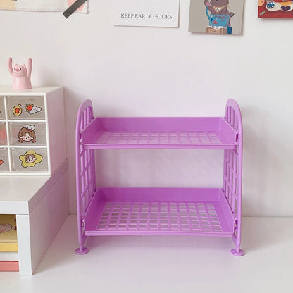 Desktop Storage Shelf Rack - 2-Tier Desk Organizer – 776179202488