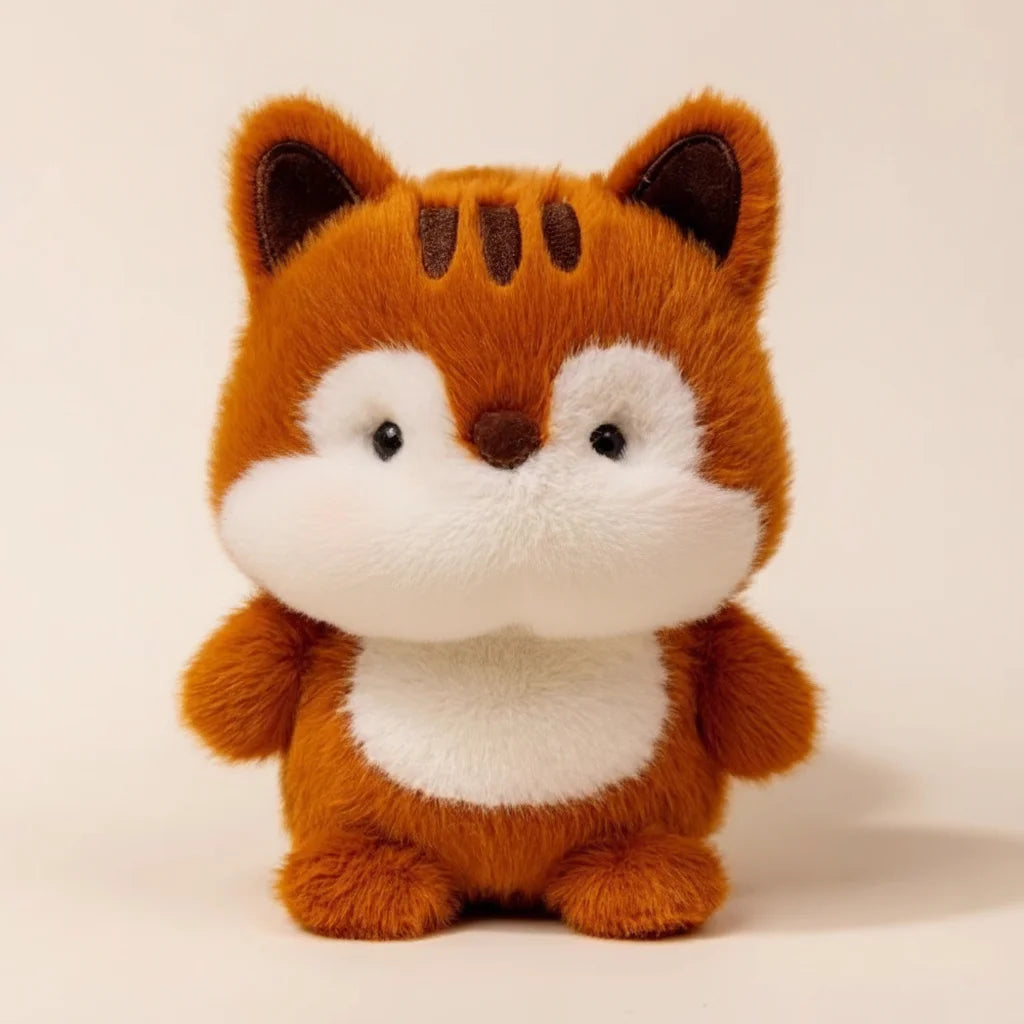 Kawaii Plush Animal Companion Doll - 7 Animal Variants – Squirrel, China Mainland