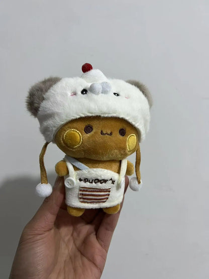 Yier Bubu Coffee Bear Plush Keychain - A to H Variants – Sundae Bear