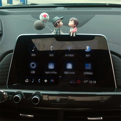 Couple Figurines with Balloons — Car Dashboard Decoration