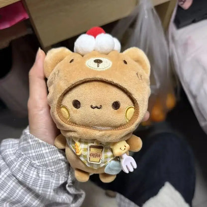 Yier Bubu Coffee Bear Plush Keychain - A to H Variants