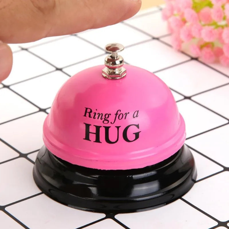 Novelty Service Call Bell - 'Ring for a Hug / Beer / Coffee'