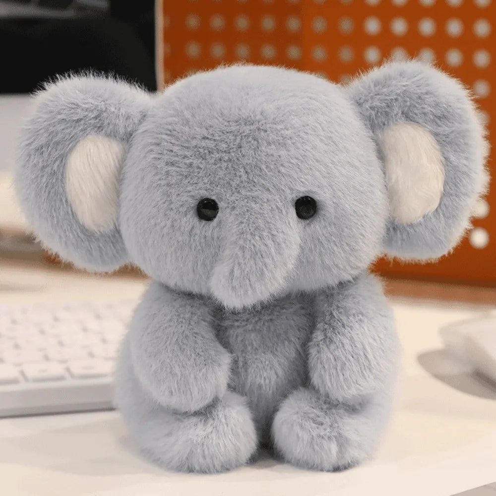 Kawaii Plush Animal Companion Doll - 7 Animal Variants – Elephant 2, China Mainland