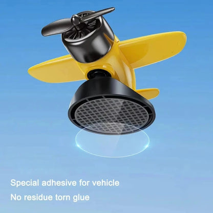Solar-Powered 360° Rotating Mini Fan Dashboard Ornament