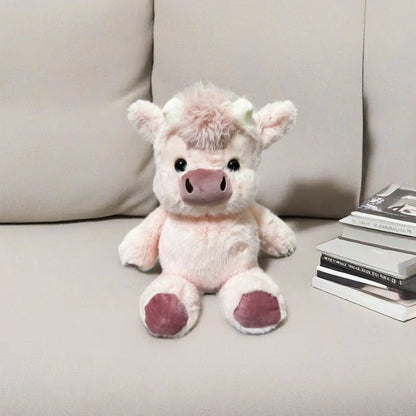 Highland Cow Plush 45cm - Fluffy Cattle Stuffed Animal