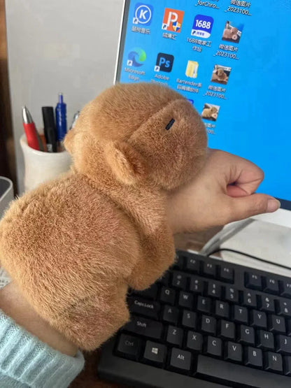Capybara Slap Wrap Bracelet Plush - Wrist Cuddle Toy