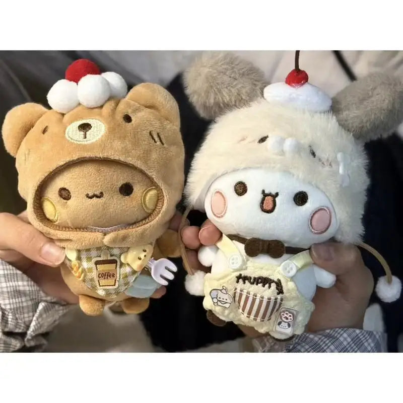 Yier Bubu Coffee Bear Plush Keychain - A to H Variants