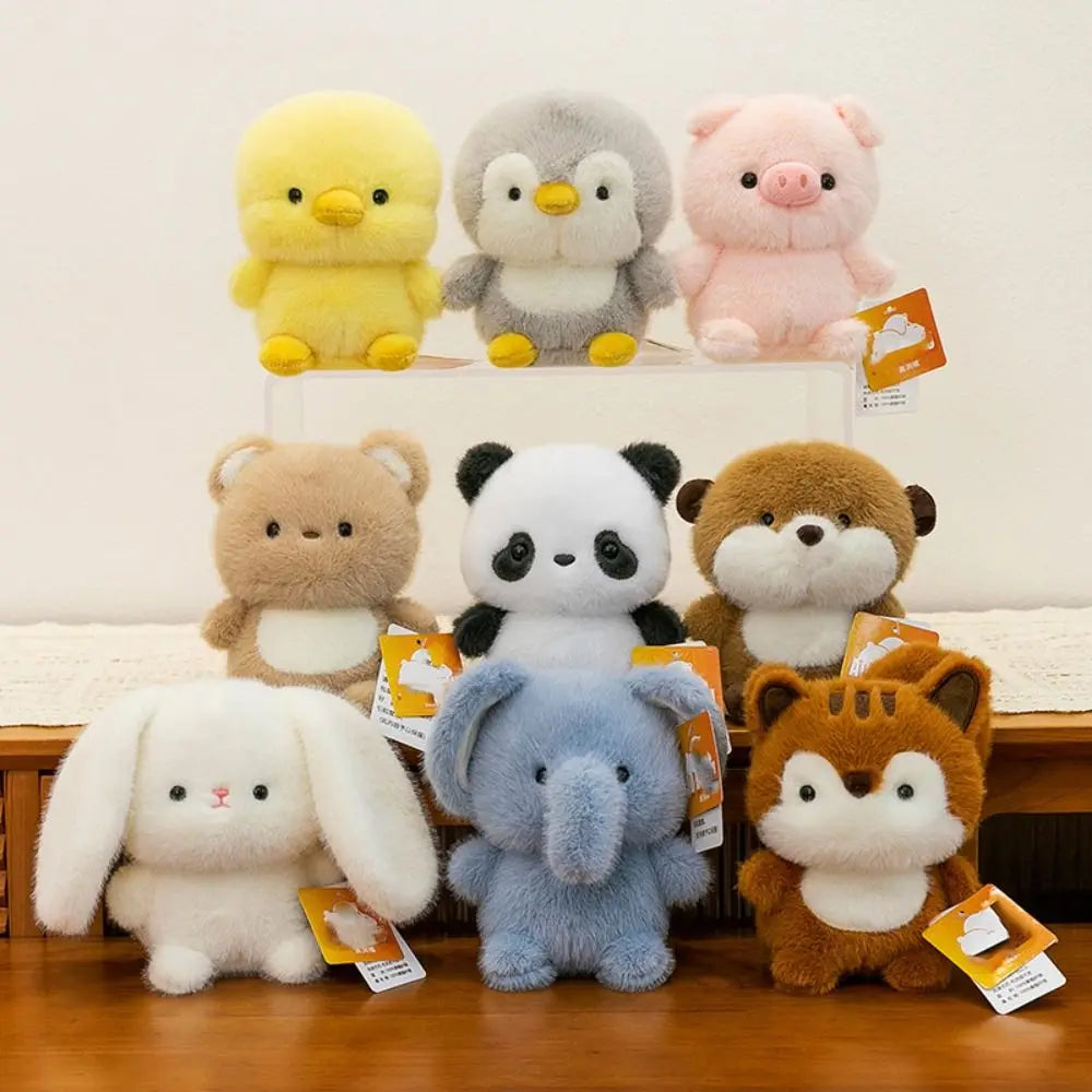 Kawaii Plush Animal Companion Doll - 7 Animal Variants