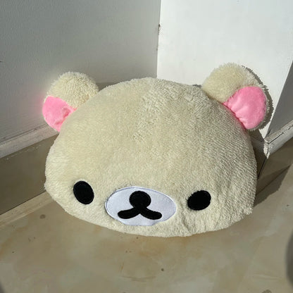Rilakkuma & Korilakkuma Plush Hand Pillow – WHITE, 30cm