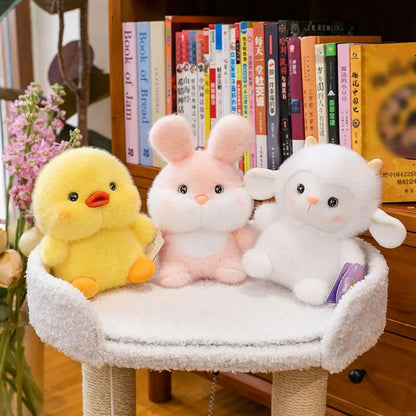Kawaii Plush Animal Companion Doll - 7 Animal Variants